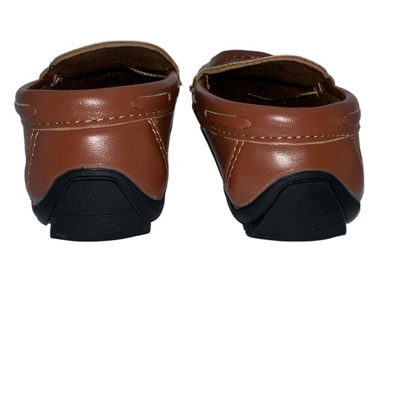 Josmo Toddler Brown Leather Loafers - Picture 3 of 5
